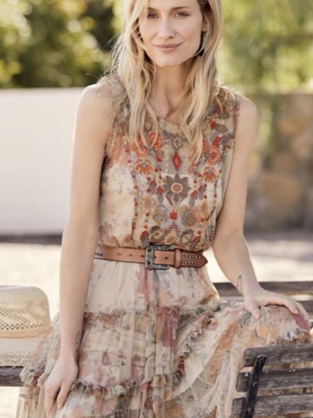 Johnny Was Anaxis Mesh Dress - Sz. L